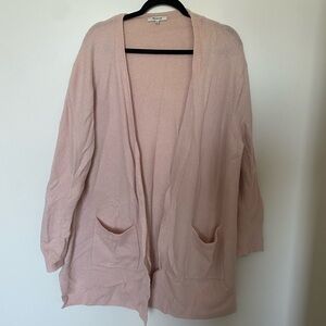 Madewell Blush Pink Long Cardigan Sweater